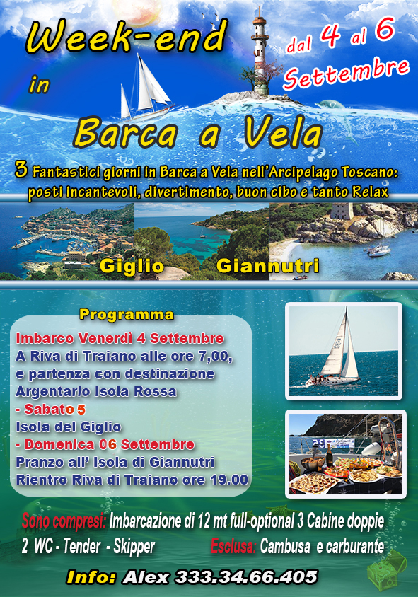weekend barca a vela 2026